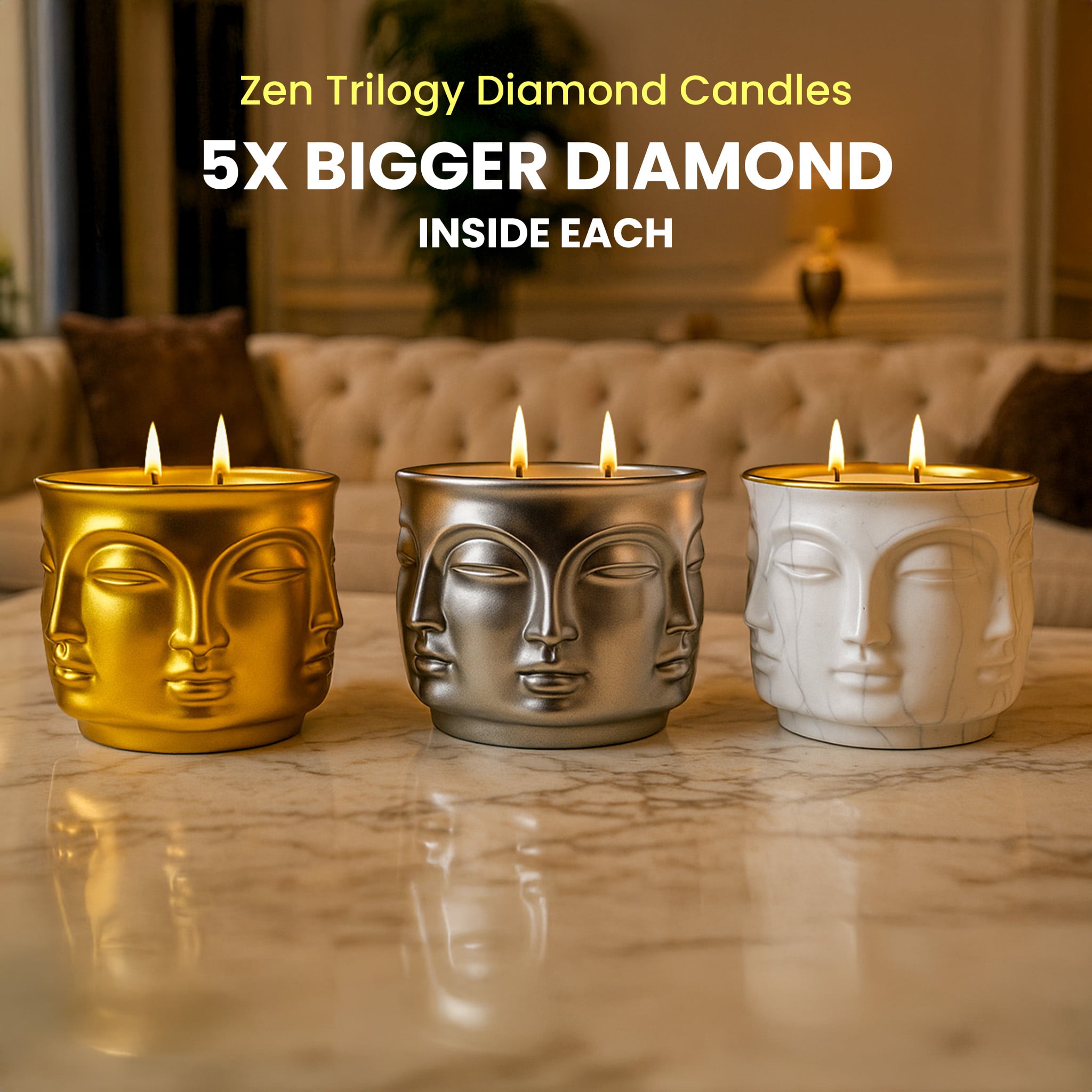 The .10ct Diamond Zen Trilogy Bundle