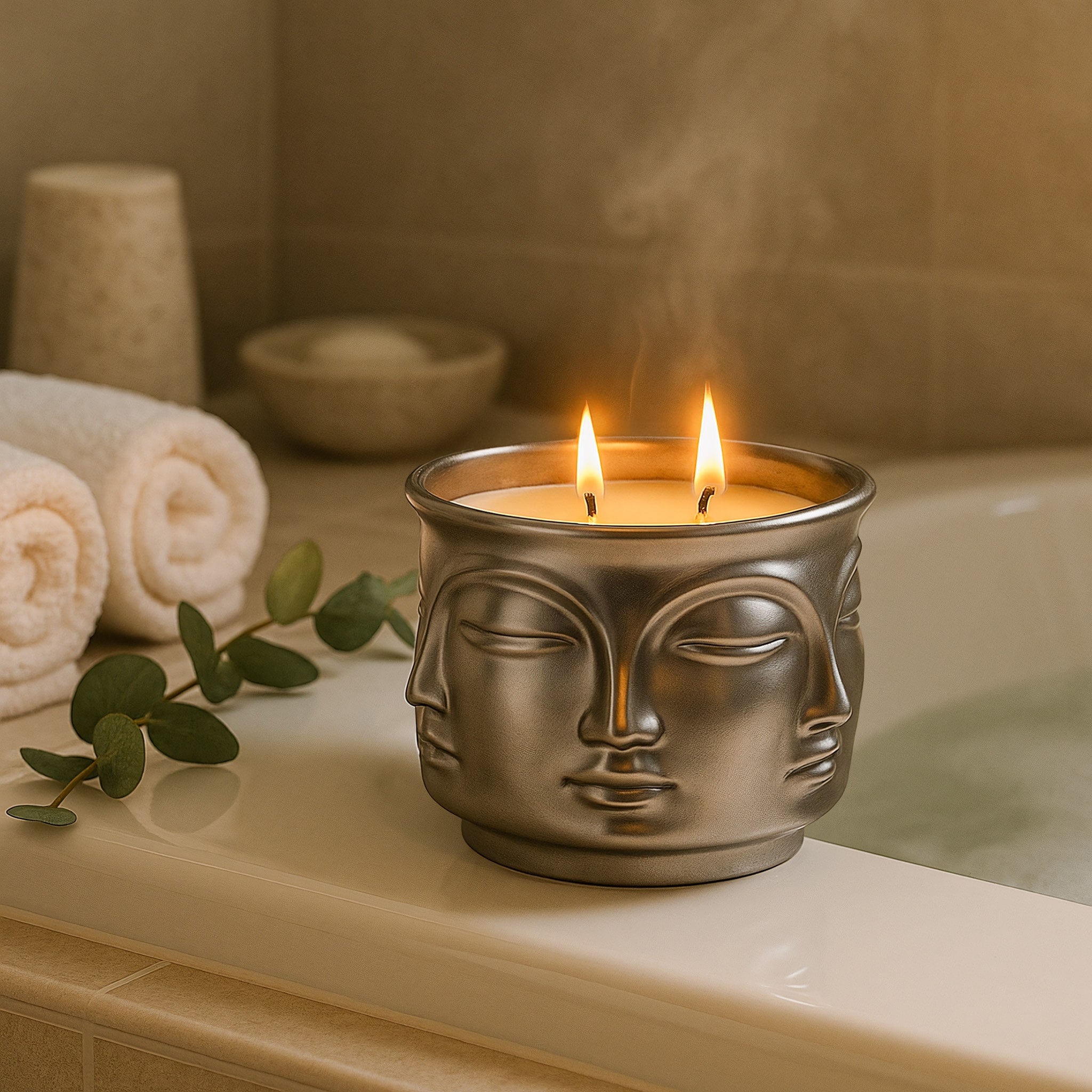 Golden Goblet VSL Diamond Candle - ForeverWick.com