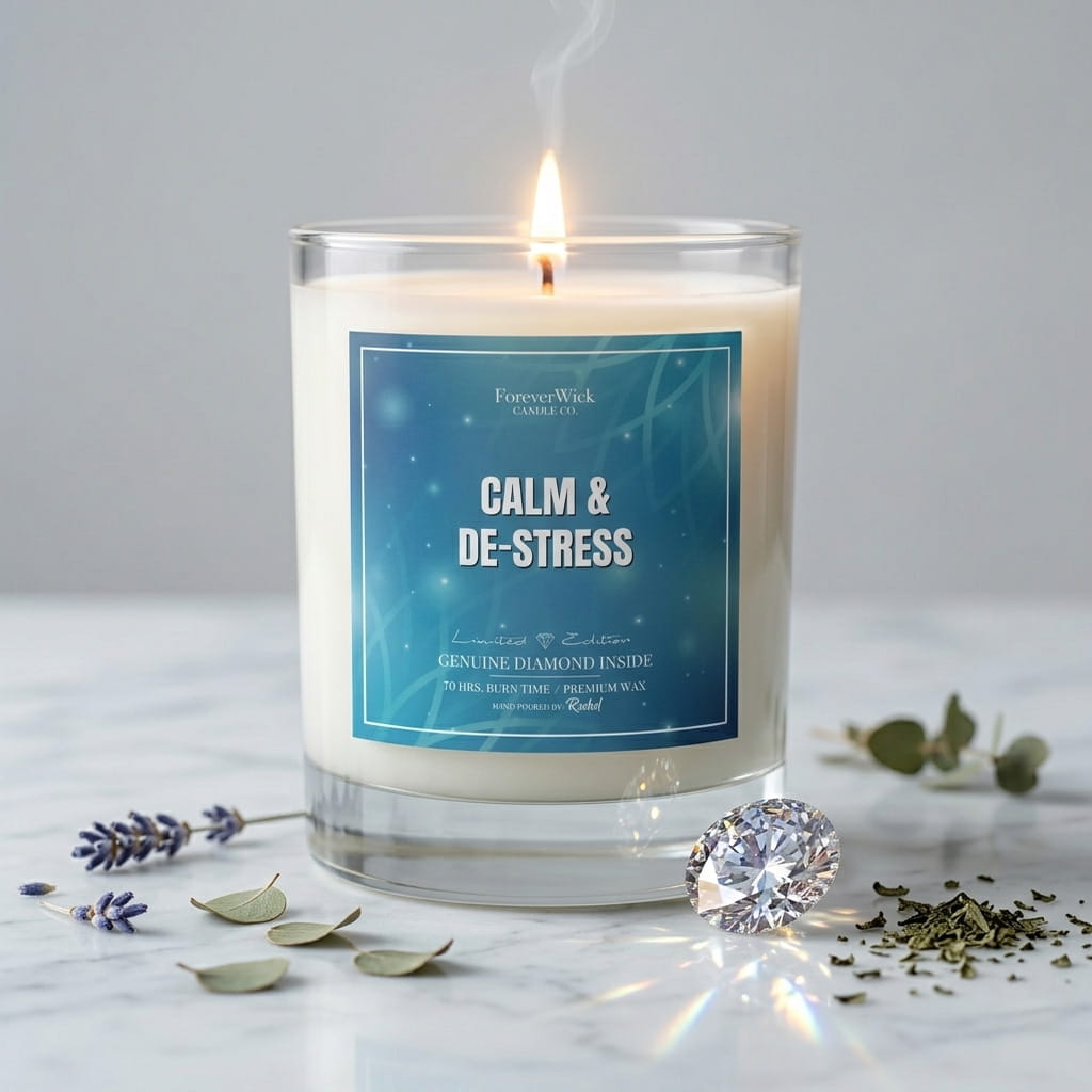 Calm & De-stress Diamond Candle