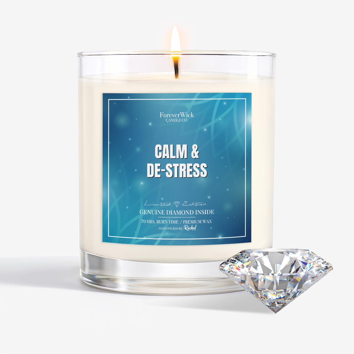Calm & De-stress Diamond Candle