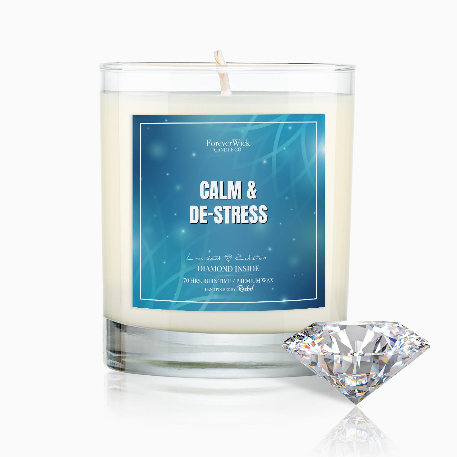 Calm & De-stress Diamond Candle