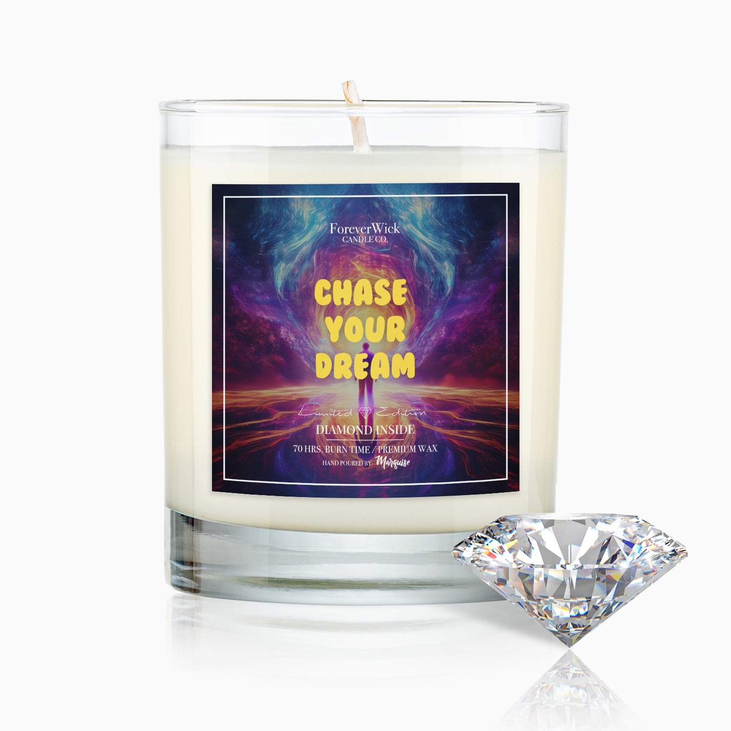 Chase Your Dreams Diamond Candle