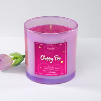 Cherry Pop Sparkle Diamond Candle