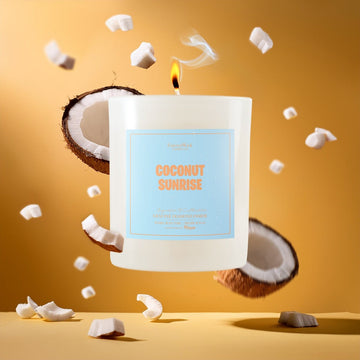 Coconut Sunrise Diamond Candle + Gift Box