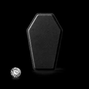 Coffin Bath Bomb + Genuine Diamond