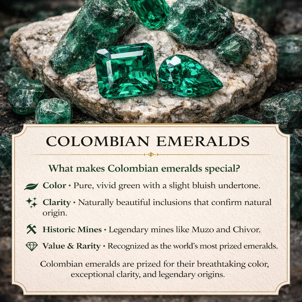 Heart In My Hand + .50ct Natural Colombian Emerald Candle
