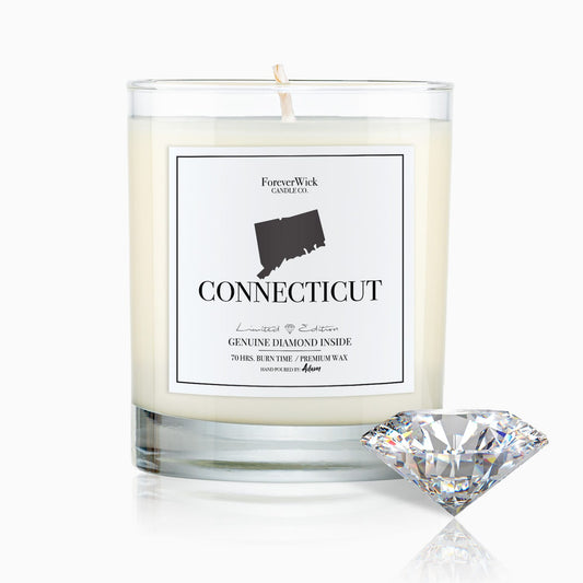 Connecticut Diamond Candle