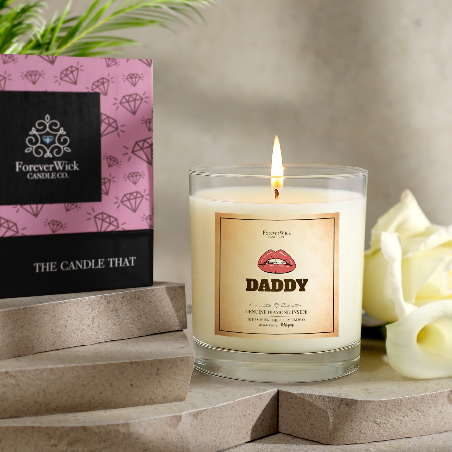 DADDY Diamond Candle