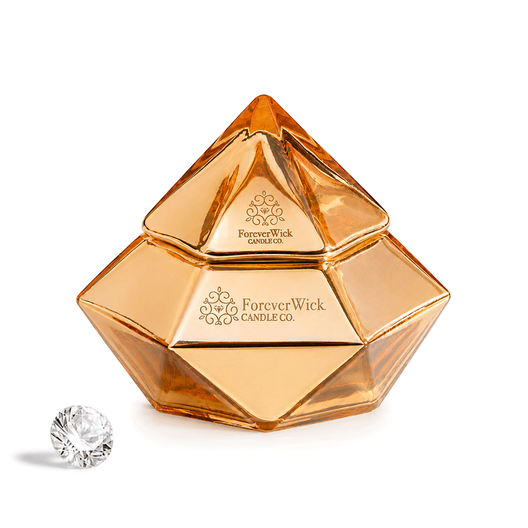 The Gold Diamond Candle