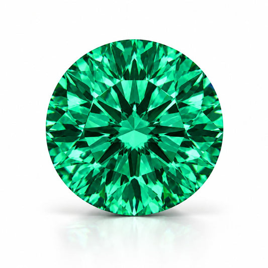 3mm round lab grown emerald