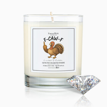 F-caw-f Diamond Candle