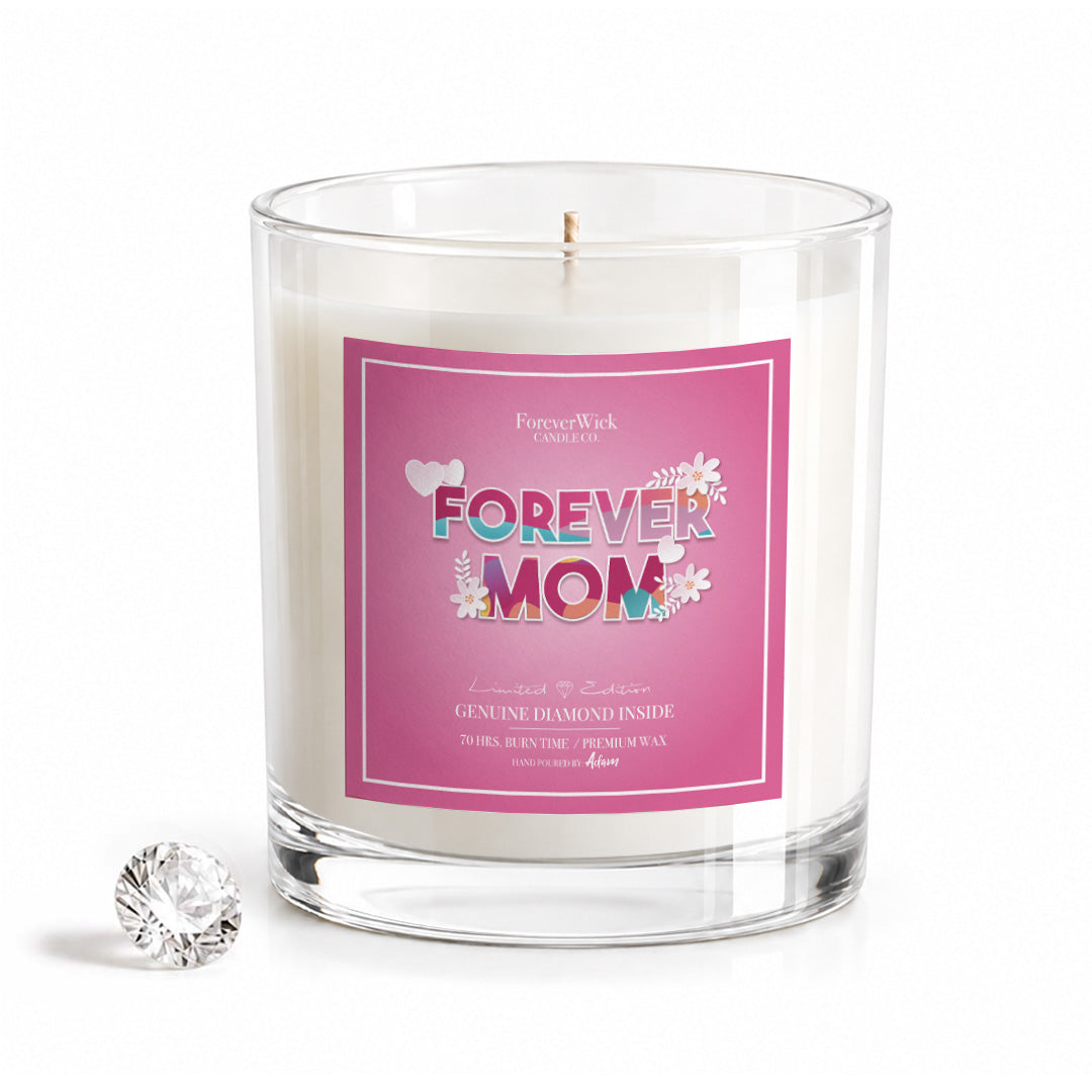 Forever Mom Diamond Candle