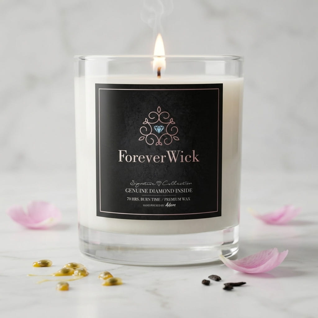 The ForeverWick Diamond Candle