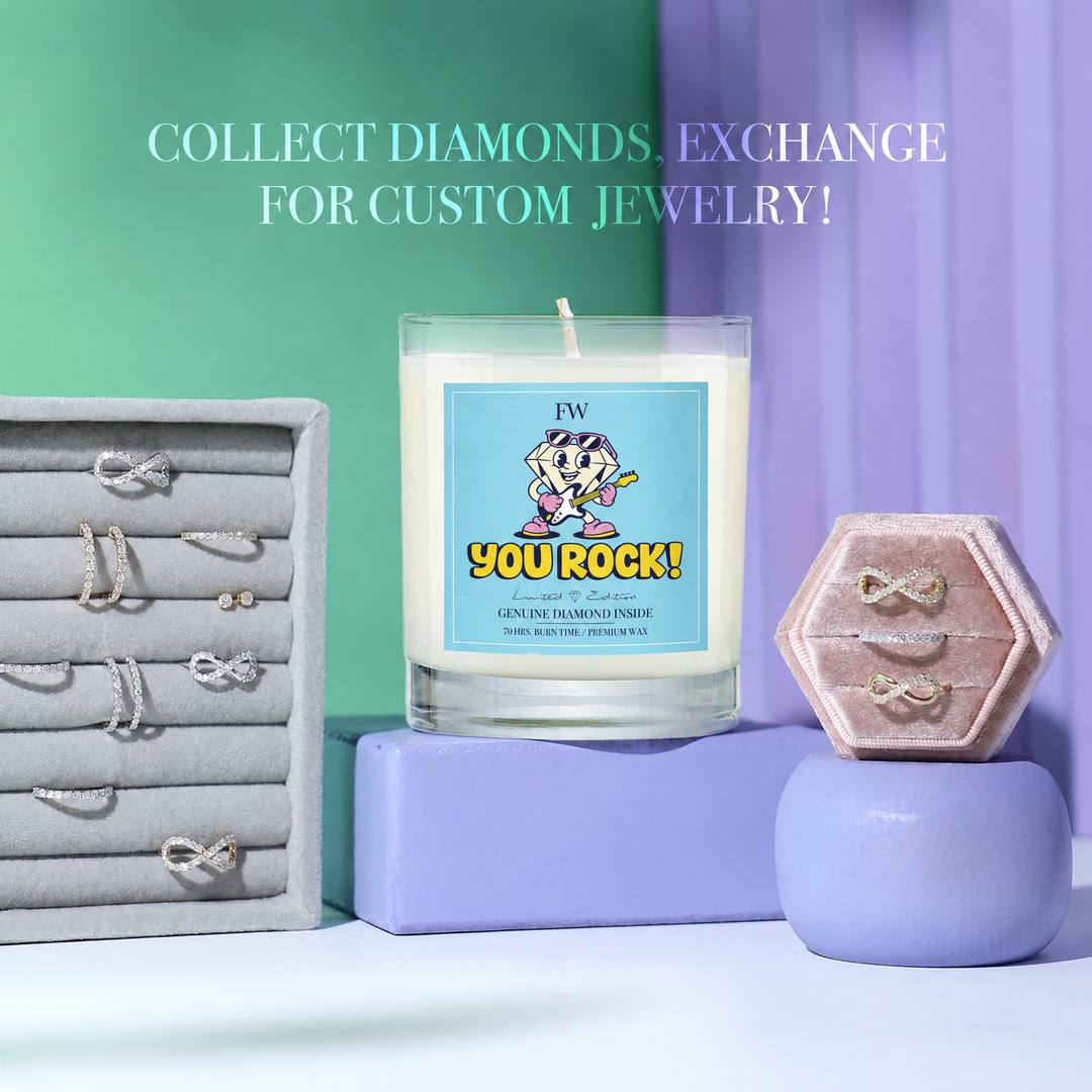 Collect diamonds and exchange them for custom jewelry