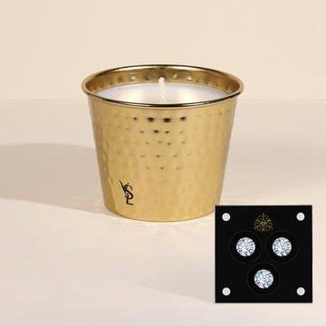The Hidden Treasure Candle (3 Diamond) - Golden Goblet