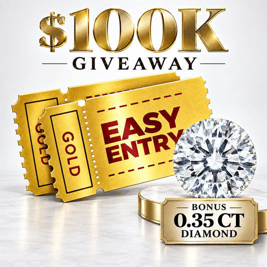 Gold Easy Entry — 1,500 entries into the $100,000 Giveaway with a bonus 0.35 ct diamond