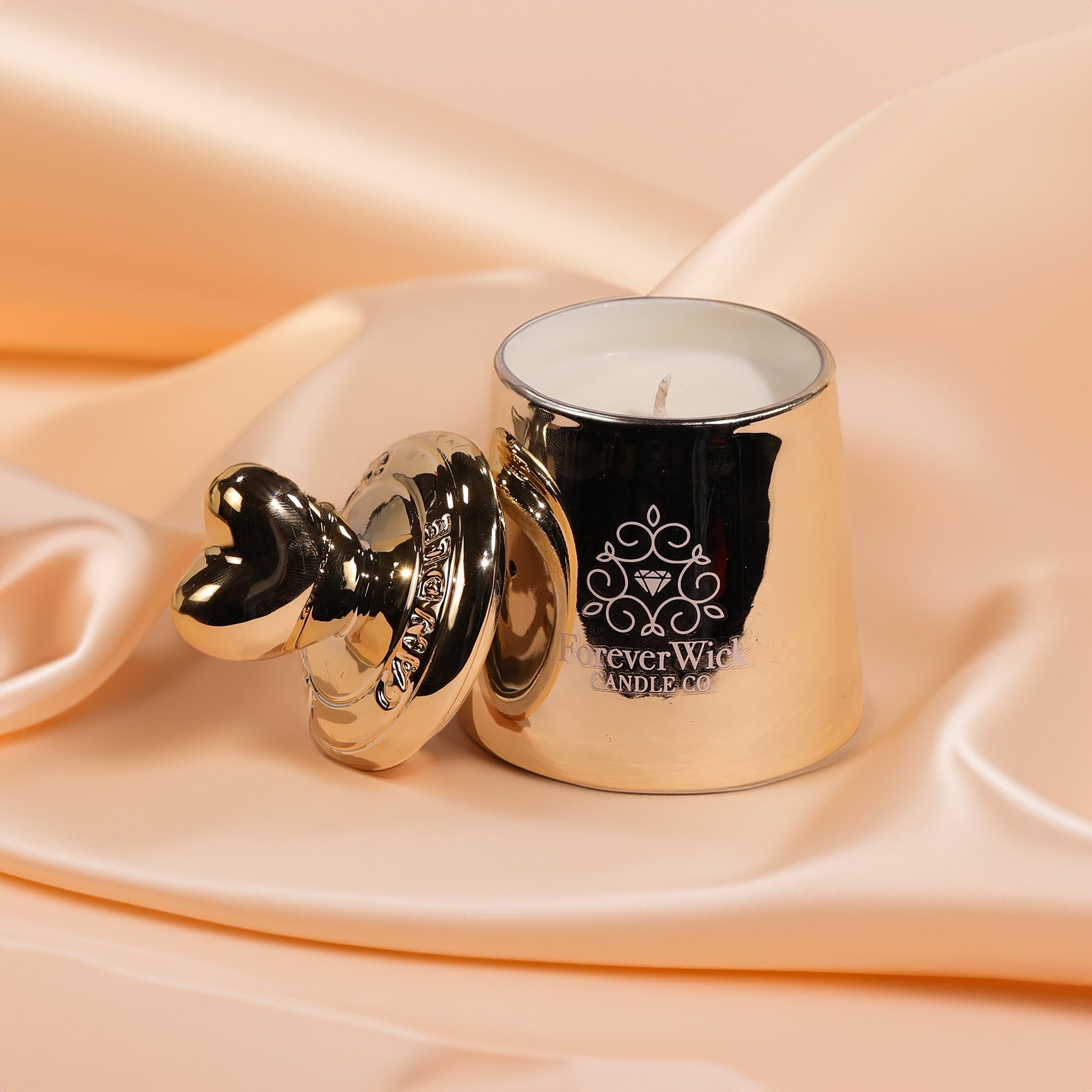 The Golden Heart + .50ct Diamond Candle