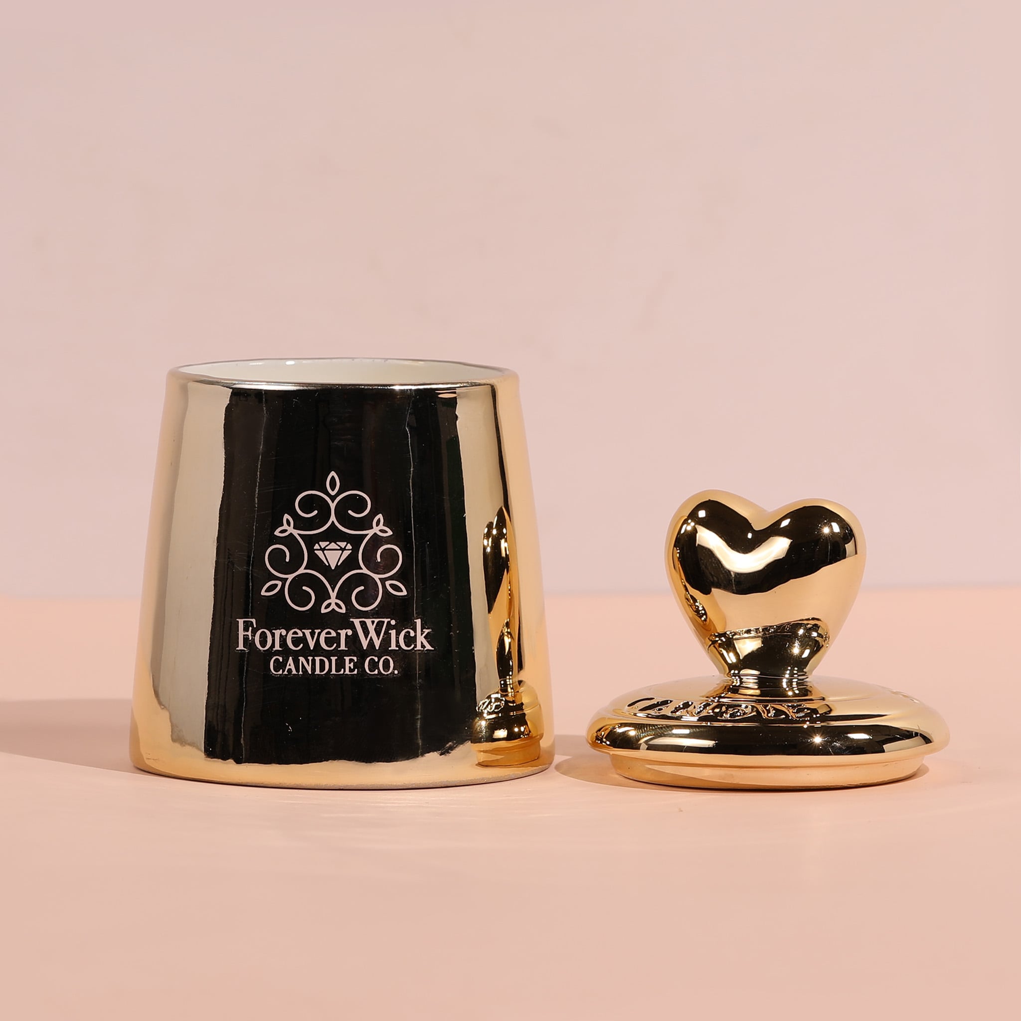 The Golden Heart + .50ct Diamond Candle