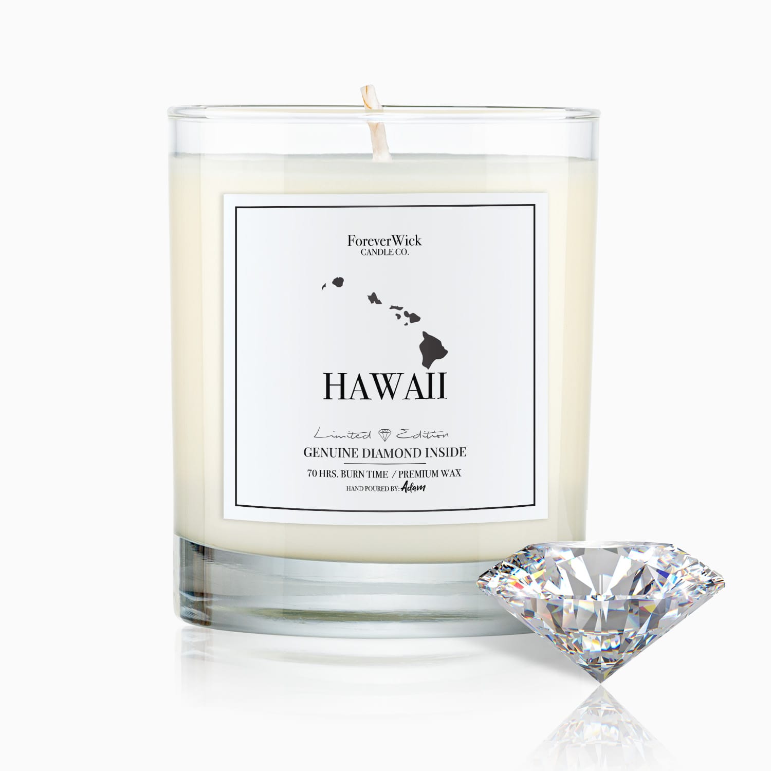 Hawaii Diamond Candle