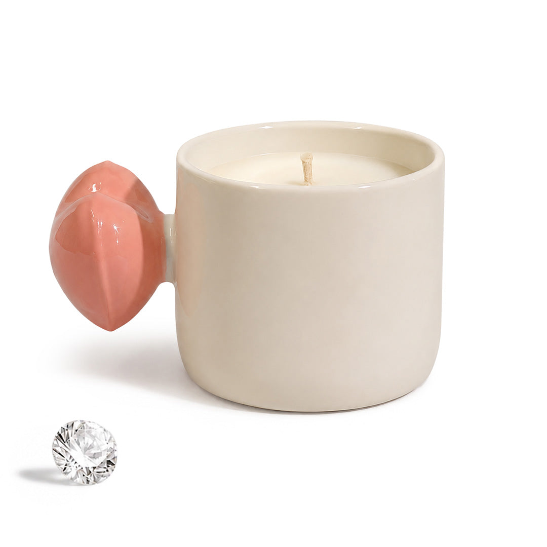 Heart In My Hand Diamond Candle