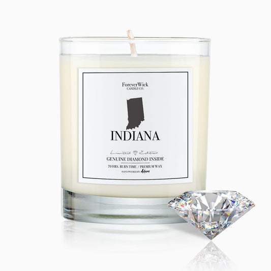 Indiana Diamond Candle