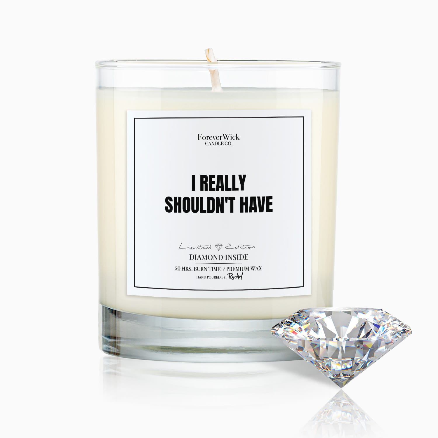 I Really Shouldn't Have Diamond Candle