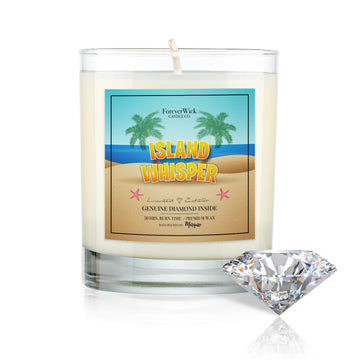 Island Whisper Diamond Candle