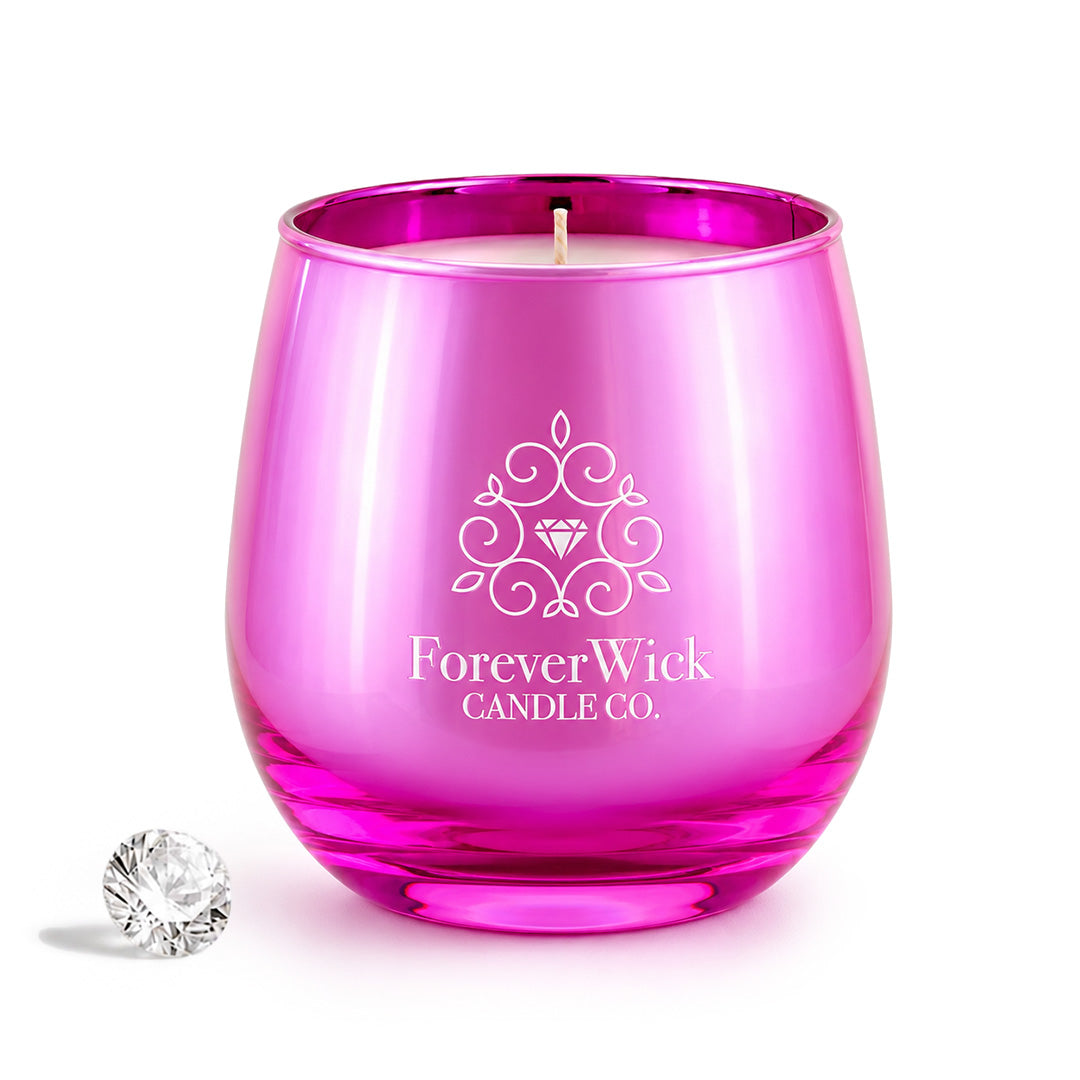 Keep Wine'ing Diamond Candle