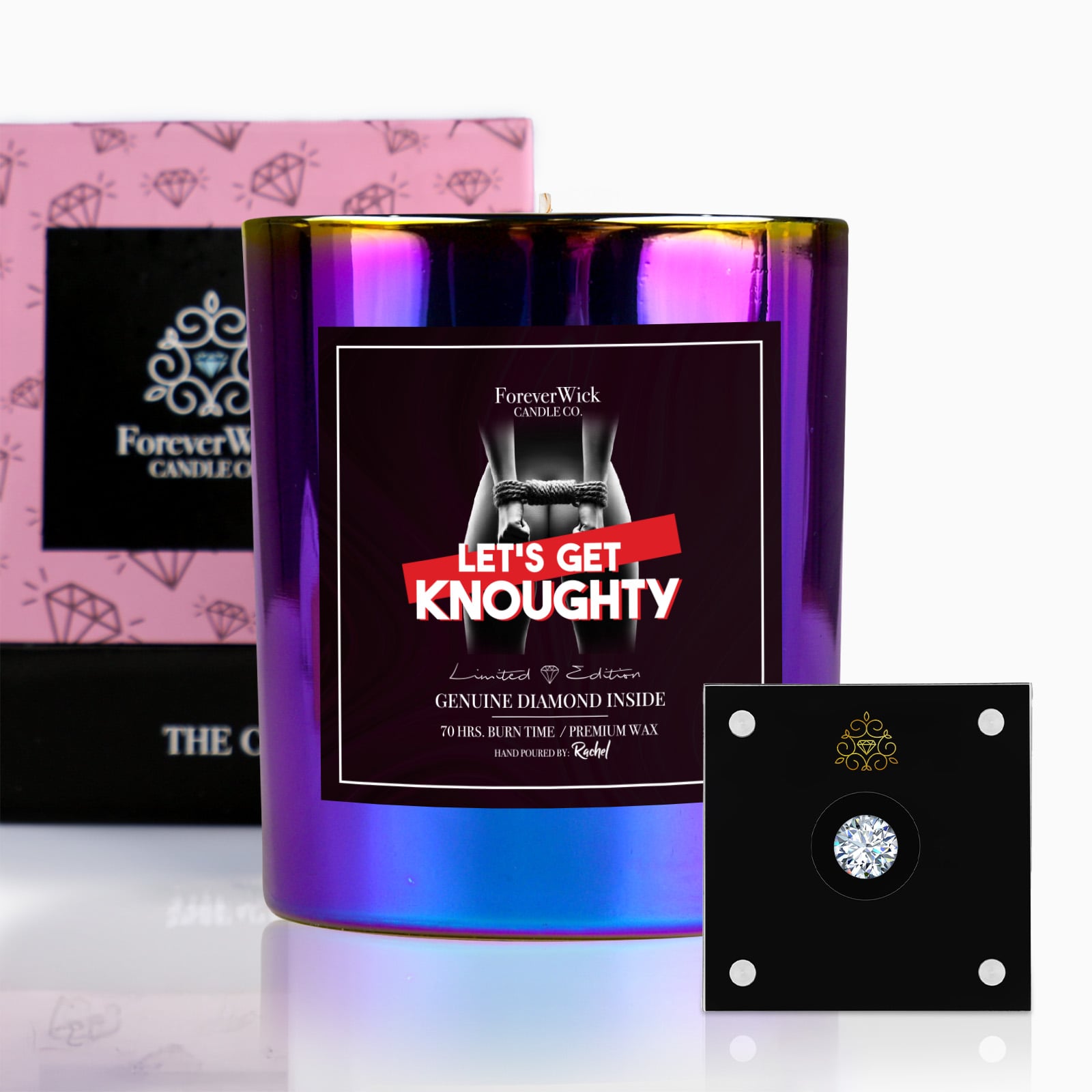 Let's Get Knoughty Diamond Candle