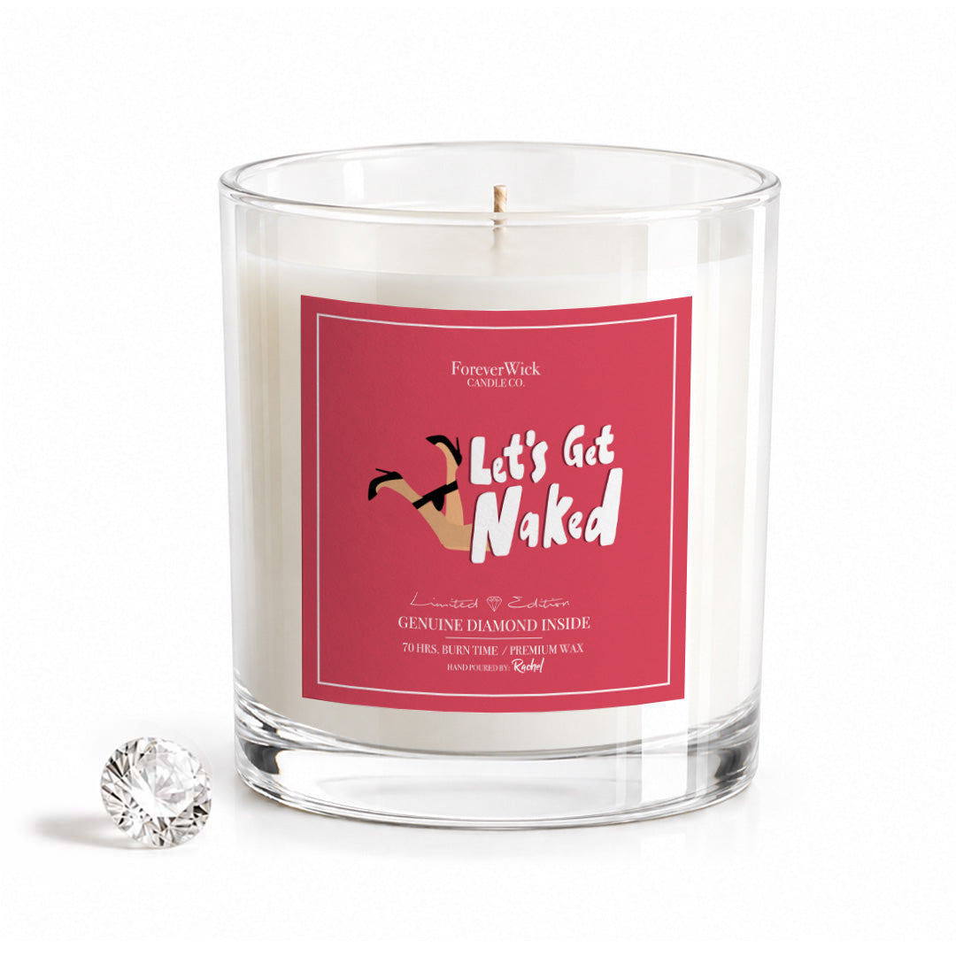Let's Get Naked Diamond Candle
