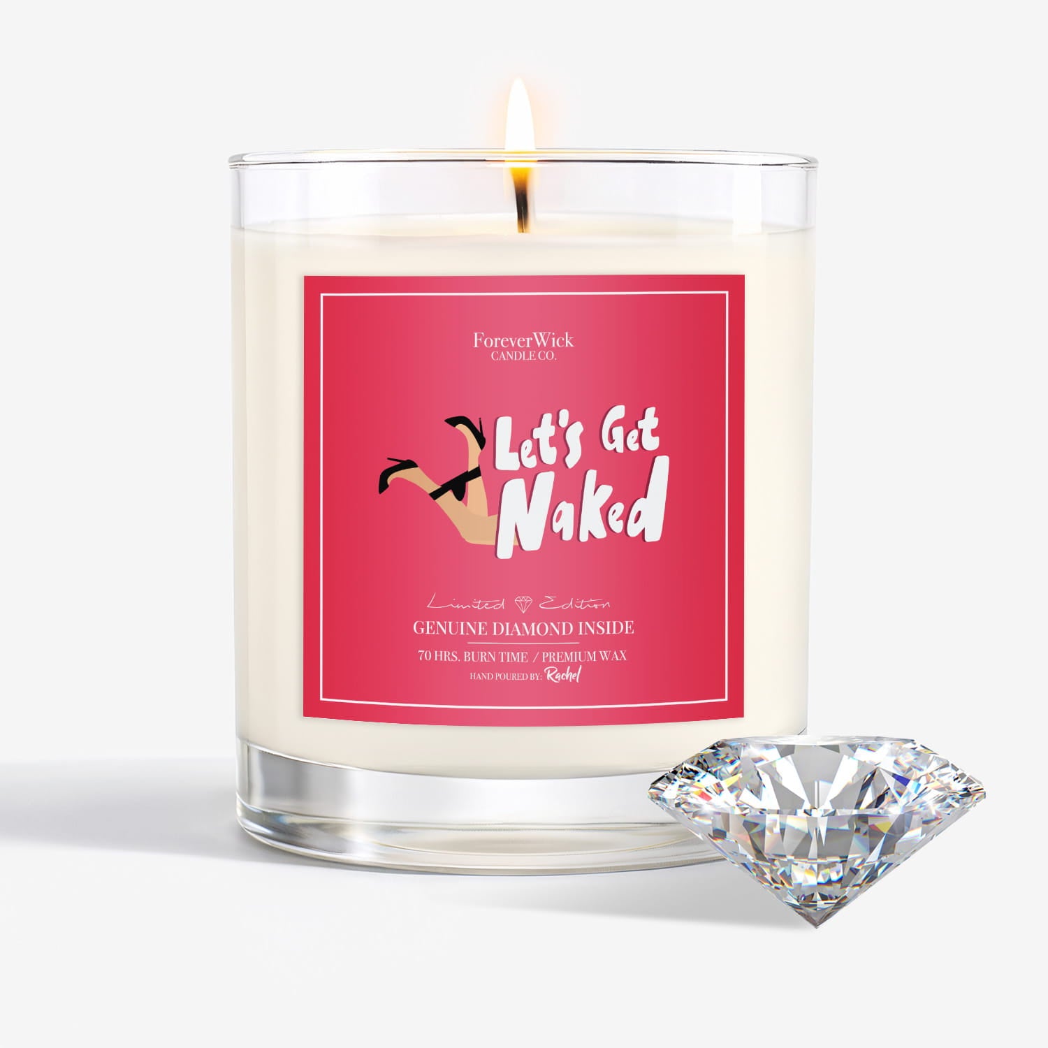 Let's Get Naked Diamond Candle