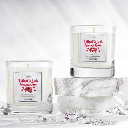 I want to Lick You All Over Diamond Candle