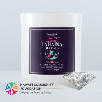 Save Lahaina Diamond Candle