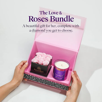 ForeverWick Roses + LoveSpell Diamond Candle Bundle