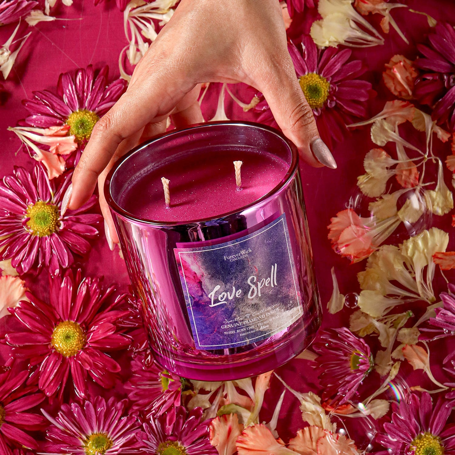 Love Spell Sparkle Diamond Candle
