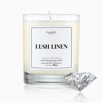 Lush Linen Diamond Candle