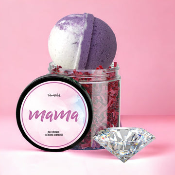 Mama Bear Luxury Bath Bomb + Genuine Diamond