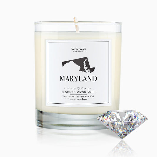 Maryland Diamond Candle