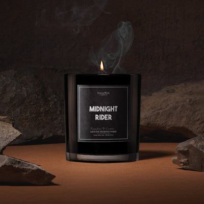 Midnight Rider Diamond Candle