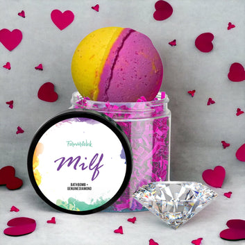 MILF Luxury Bath Bomb + Genuine Diamond