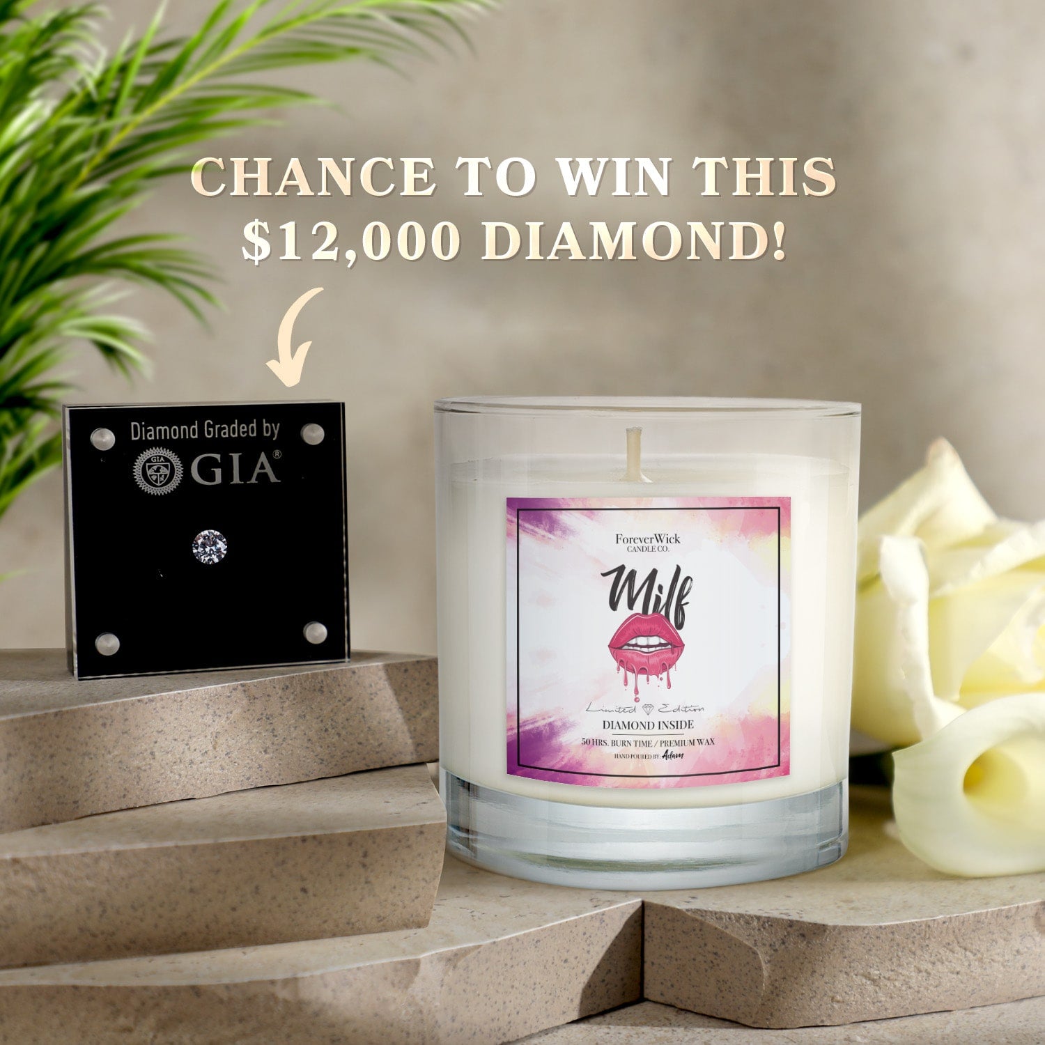 MILF Diamond Candle