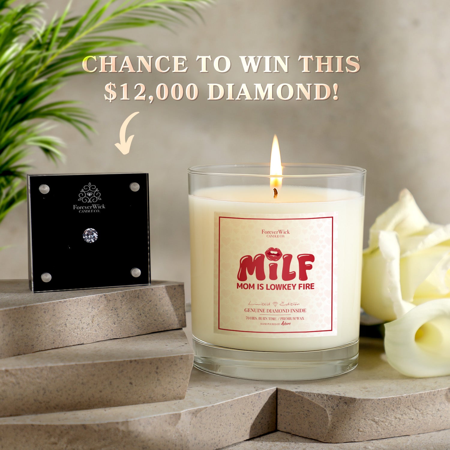 MILF Diamond Candle