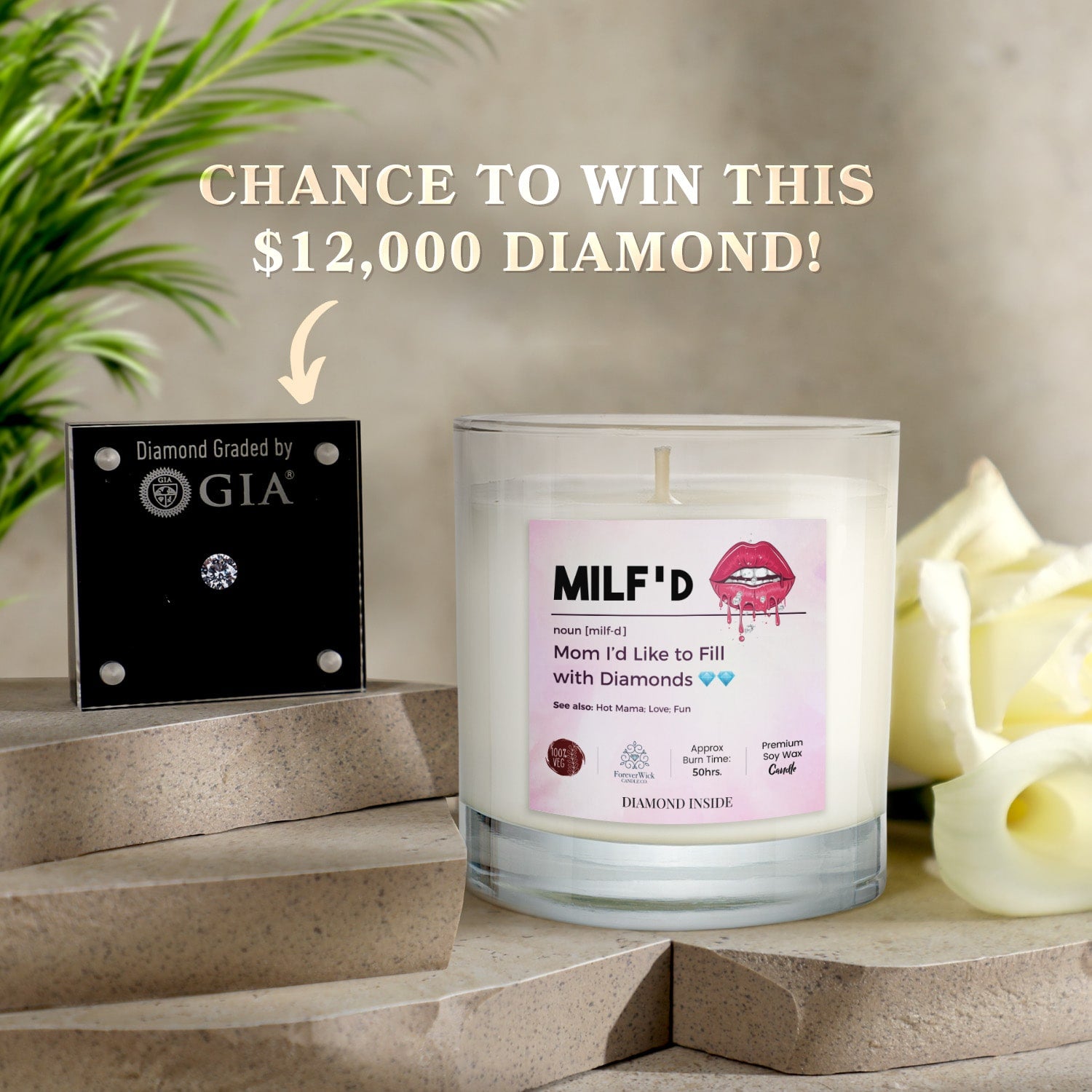 MILF'd Diamond Candle