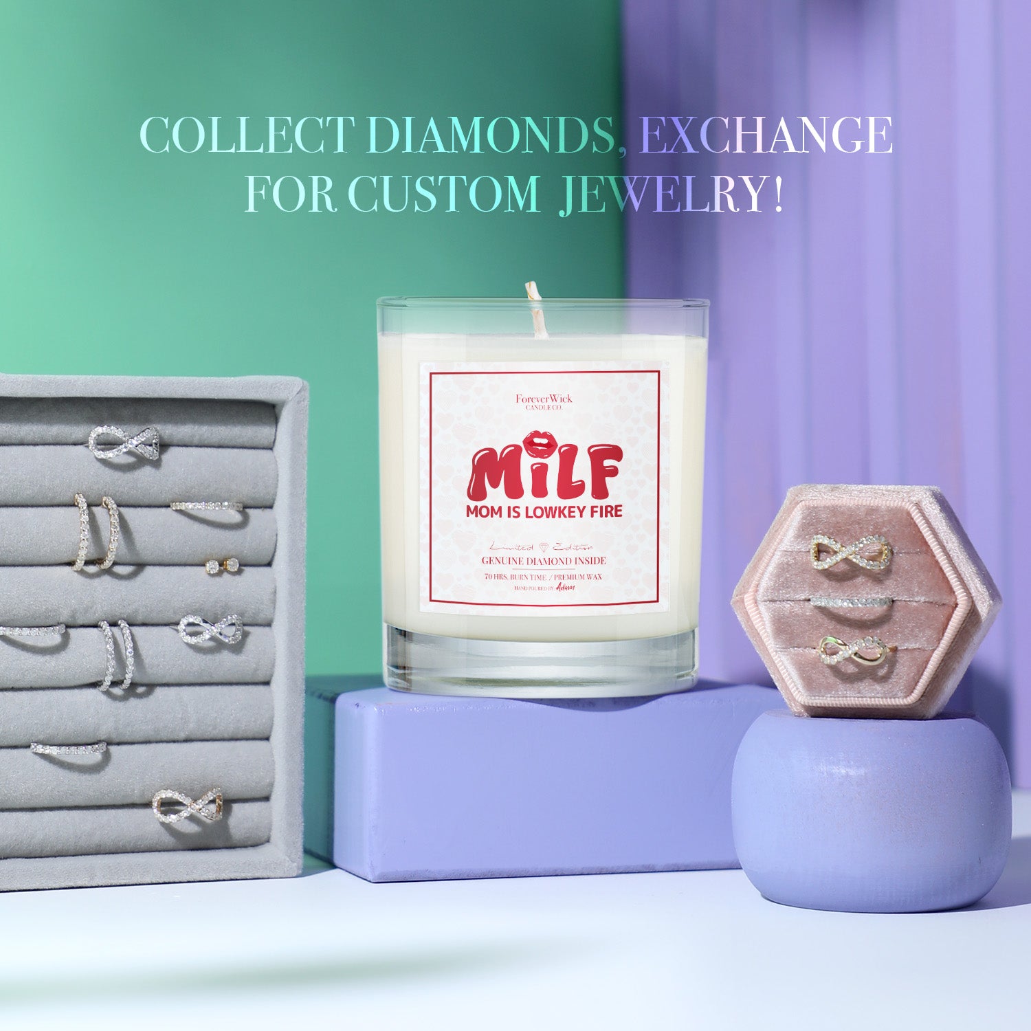MILF Diamond Candle