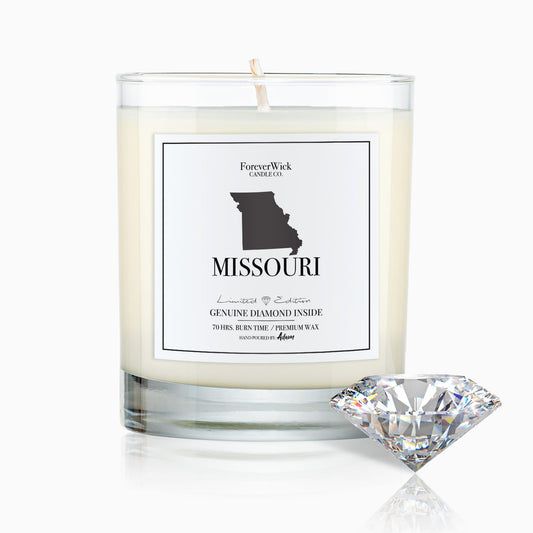 Missouri Diamond Candle