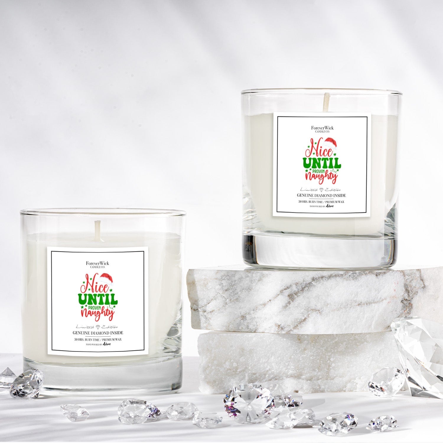 Nice Until Proven Naughty Diamond Candle