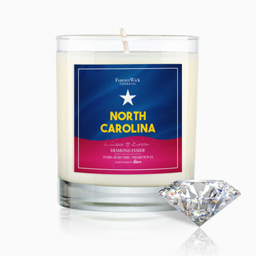 North Carolina Diamond Candle