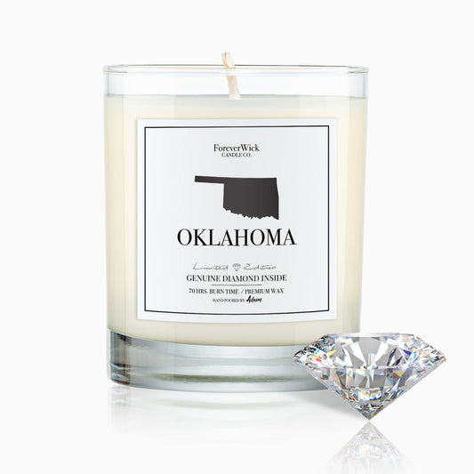 Oklahoma Diamond Candle