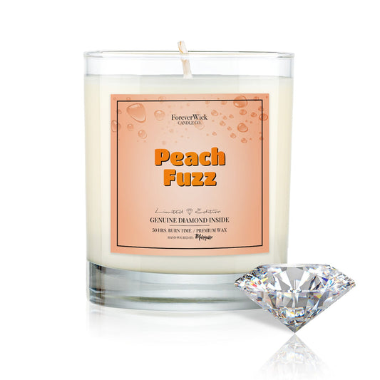 Peach Fuzz Diamond Candle