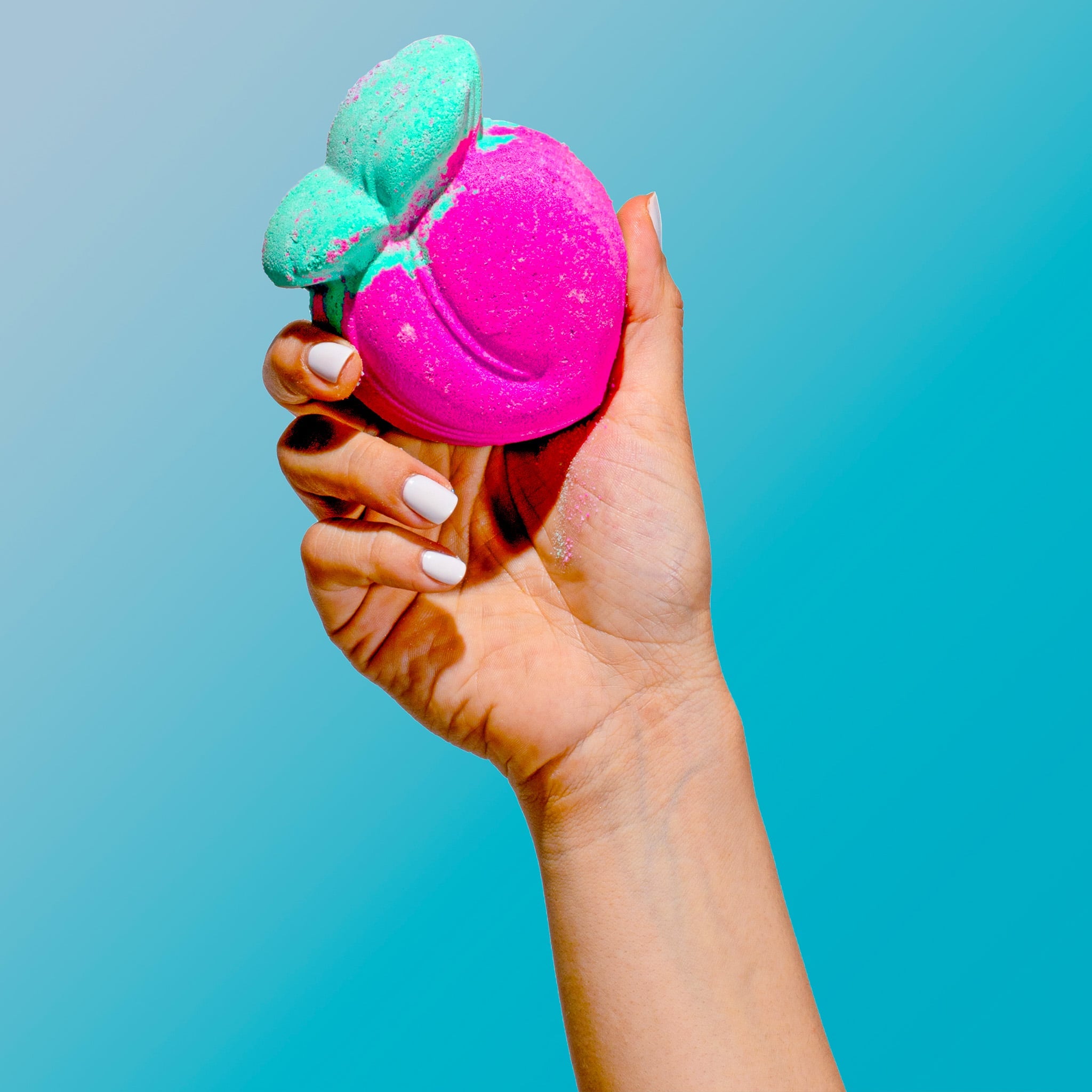 Peach Fuzz Luxury Bath Bomb + Genuine Diamond